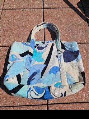 Vintage Emilio Pucci Terrycloth handbag duffle